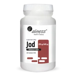 Jod 200 mcg / 400 mcg 200 tabletek Aliness – jodek potasu (Potassium iodide)