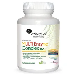 Multi Enzyme Complex PRO 90 kapsułek VEGE – kompleks enzymów trawiennych
