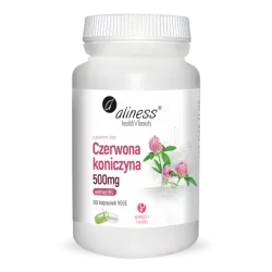 Czerwona koniczyna 500 mg 90 kapsułek Aliness – izoflawony, Trifolium pratense L
