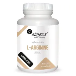 L‑Arginine 800 mg – 100 kapsułek Aliness – L‑arginina