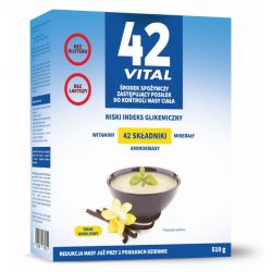 42 Vital Niskokaloryczna dieta roślinna 510 g Medicaline – minerały i aminokwasy: L‑glutamina, L‑asparagina, L‑leucyna, L‑arginina