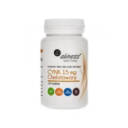 Cynk Chelatowany 15 mg – 100 tabletek Aliness