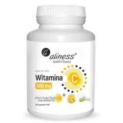 Witamina C 500 mg Microactive – 100 kapsułek Aliness