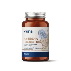 UNS Libistim Him – kompleks na libido dla mężczyzn: żeń-szeń, buzdyganek, maca, szafran, cordyceps, L-arginina – 60 kapsułek