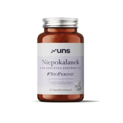 UNS Niepokalanek – kompleks roślinny dla kobiet: niepokalanek mnisi (Vitex agnus‑castus L.), agnuzyd, BioPerine® – 60 kapsułek