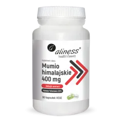 Mumio himalajskie (Shilajit Extract) 400 mg – 90 kapsułek vege Aliness
