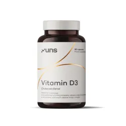 UNS Vitamin D3 4000 IU – wsparcie odporności i kości: witamina D3 (cholekalcyferol) – 90 kapsułek