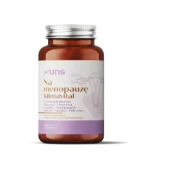 UNS Klimavital – kompleks roślinny wspierający komfort menopauzy: czerwona koniczyna, shatavari, pluskwica, dzięgiel, szafran, szyszki chmielu, pokrzywa – 60 kapsułek