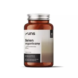 UNS Selen Organiczny 200 µg – wsparcie odporności i ochrony komórkowej: selen (L‑selenometionina, Selenium SeLECT®) – 60 kapsułek