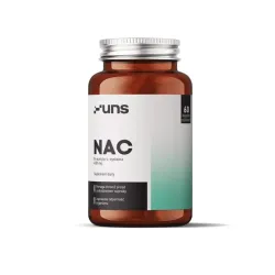 UNS NAC 400 mg – wsparcie ochrony antyoksydacyjnej i funkcji wątroby: N‑acetylo‑L‑cysteina (NAC) – 60 kapsułek