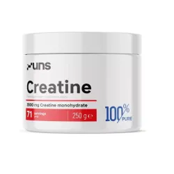 UNS Creatine – wsparcie siły, mocy i wydolności fizycznej: kreatyna monohydrat – proszek – 250 g