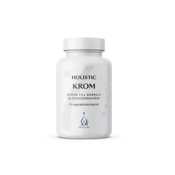 Holistic Krom GTF – wsparcie metabolizmu glukozy i równowagi energetycznej: chrom GTF (pikolinian chromu) – kapsułki