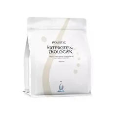 Holistic Ärtprotein – ekologiczny izolat białka grochu kanadyjskiego: izolat białka z grochu (Pisum sativum), produkt ekologiczny – proszek