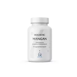 Holistic Mangan – wsparcie zdrowych kości i ochrony antyoksydacyjnej: mangan w organicznych formach (L‑asparaginian manganu, cytrynian manganu) – kapsułki