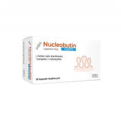 Nucleobutin Forte 60 kaps. maślan sodu kwas masłowy nukleotydy urydyna cytydyna inozyna guanozyna adenozyna