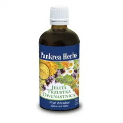 Pankrea Herbs - jelita trzustka dwunastnica 100ml Inwent Herbs arcydzięl kocanka nagietek perz chmiel