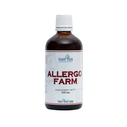 Allergo farm 100ml Invent Farm rumianek krwawnik nawłoć pokrzywa arnika