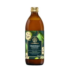 Sok Graviola z miąższem 500ml Herbal Monasterium Annona muricata kwas L-askorbinowy