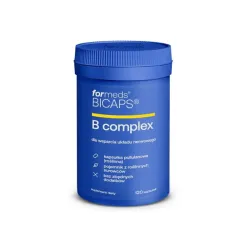 Witamina B complex 120 kaps. Formeds  cholina tiamina niacyna kwas nikotynowy biotyna metylkokobalamina