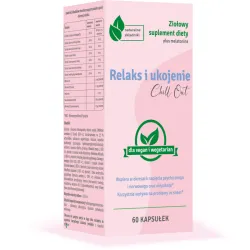 Relaks i ukojenie Chill Out 60 kaps. Polskie Centrum Farmaceutyczne Ashwagandha różeniec górski kozłek serdecznik