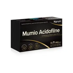 Narum Mumio Acidofilne 250mg 30 kaps. Narum  Mumio Shilajt Lactobacillus Streptococcus Bifidobacterium