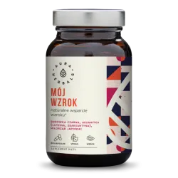 Mój Wzrok 60 kaps. Aura Herbals Borówka czarna Aksamitka rozpierzchła Miłorząb japoński
