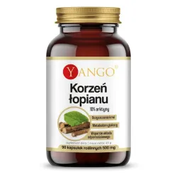 Korzeń łopianu 90 kaps. Yango ekstrakt z korzenia łopianu Arctium lappa