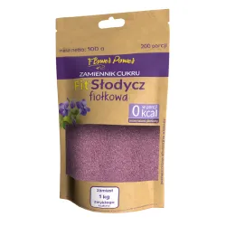 FitSłodycz fiołkowa 100g Flower Power niskokaloryczna słodycz 200 porcji