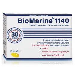 Bio Marine 1140 żywność specjalnego przeznaczenia medycznego 60 kaps Omega-3 alkiloglicerole skwalen