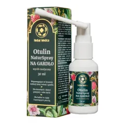 Otulin NaturSpray na gardło 30ml Herbal Medica kwas hialuronowy ekstrakt z plechy porostu islandzkiego prawoślaz aloes