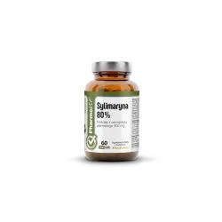 Sylimaryna 80% Ekstrakt z ostropestu plamistego 300 mg 60 kaps. PharmoVit ostropest plamisty Silybum marianum Bio Perine