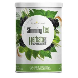 Herbata wspomagająca odchudzanie z miętą 60g Polski Mniszek Slimming tea mięta owoc kopru kłącze perzu skrzyp mniszek jagoda