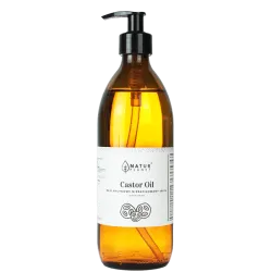 Olej rycynowy kosmetyczny nierafinowany 500ml Natur Planet 100% Castor Oil