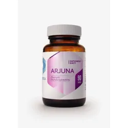 Arjuna 90 kapsułek Hepatica ekstrakt standaryzowany wyciąg z kory migdałecznika arjuna Terminalia arjuna kwas arjunowy