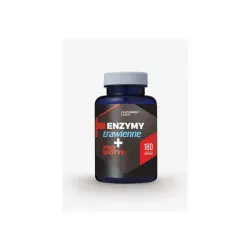 Enzymy trawienne + probiotyk 180 kapsułek Hepatica  amylaza proteaza lipaza laktaza celulaza Bacillus coagulans