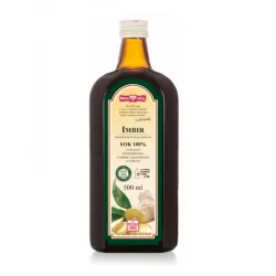 Sok z imbiru 500ml Polska Róża Imbir 100% Zingiber Officinale Roscoe