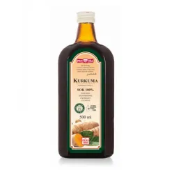 Sok z kurkumy 500ml Polska Róża kurkuma 100% Curcuma Longa L.