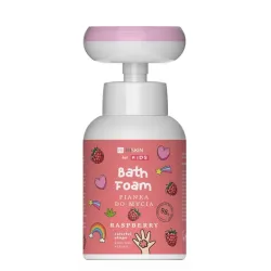 Pianka do mycia rąk i ciała dla dzieci o zapachu malinowym wzór kwiatek 300 ml HiSkin