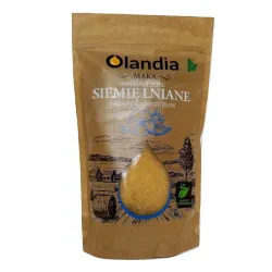 Mielone siemię lniane 400g odtłuszczone Olandia lignany aminokwasy egzogenne