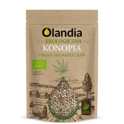 Konopia ekologiczna - ziarno konopi siewnej niełuskane 200g Olandia kwas GLA witamina E