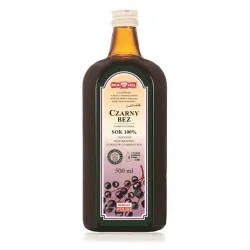 Czarny Bez sok 100% 500 ml Polska Róża