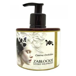 Zabłockie mydło solankowe - Czarna Orchidea - 300ml Solanka z Zabłocia