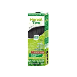 Henna do włosów Naturalna Czerń 07 - 75 ml Herbal Time