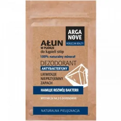 Ałun w pudrze do kąpieli stóp 25g Arganove dezodorant antybakteryjny