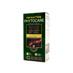Farba do włosów naturalna Ciemna Wiśnia 4R Herbal Time Phytocare