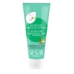 Żel aloesowy do ciała z ekologicznym hydrolatem z zielonej herbaty 150ml AIAB Pierpaoli Biocontè nawilżający łagodzący