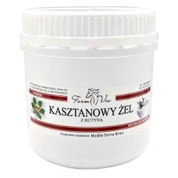 Żel kasztanowy z rutyną 600g Farm-Vix