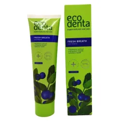 Pasta odświeżająca do zębów z ekstraktem jagody 100ml Ecodenta jagoda mięta fresh breath