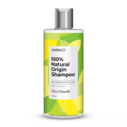 Szampon prebiotyczny przeciw wypadaniu włosów 300ml Swonco o zapachu cytrusów i rumianku Citrus & Chamomile