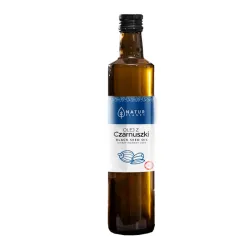 Olej z czarnuszki tłoczony na zimno 500 ml kwasy tłuszczowe omega -3 -6 -9 Kminek czarny Nigella sativa Witamina A D E
